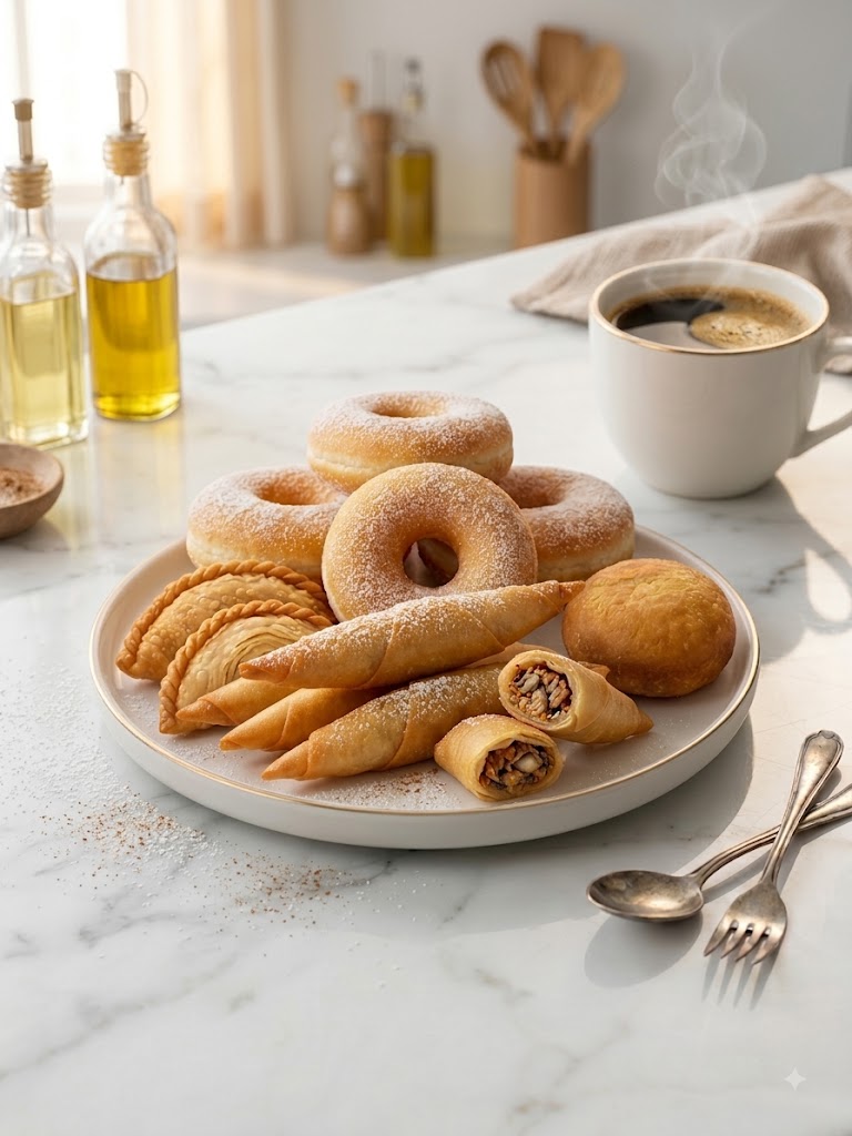 Pelbagai pilihan kuih frozen sedia digoreng